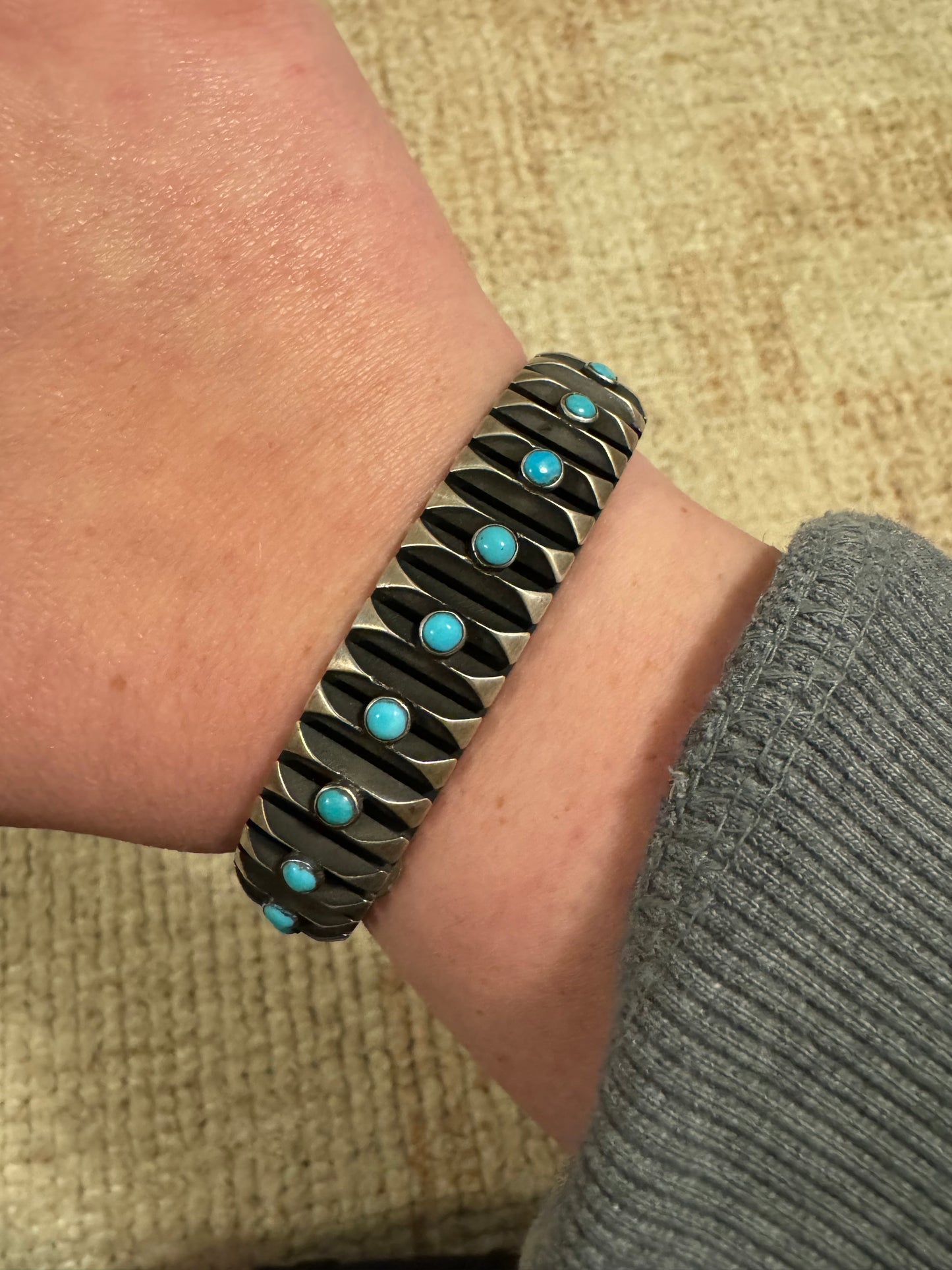 Men’s turquoise cuff