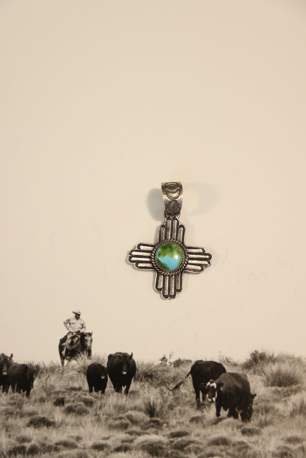 Sonoran Zia pendant